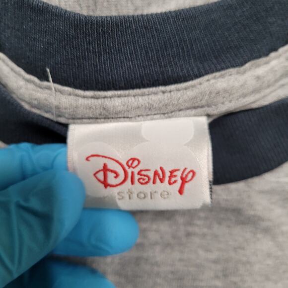 VTG 90s Disney Store Tigger Ringer Tee Mens M Hot Rod Graphic - Picture 11 of 12